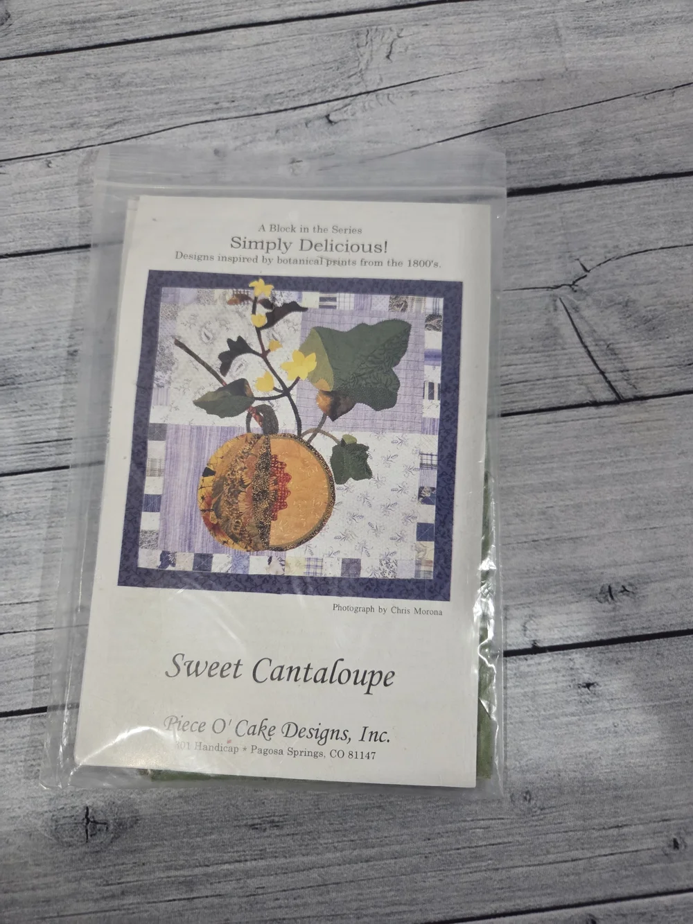 Piece O' Cake Designs Simply Delicious! Sweet Cantaloupe